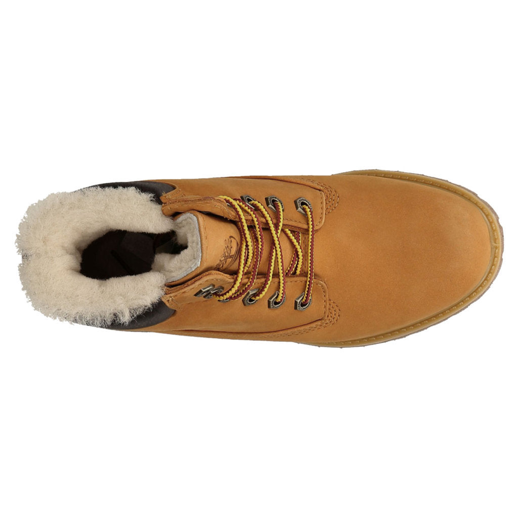 Timberland 6 Premium Shearling Nubuck Womens Boots#color_wheat
