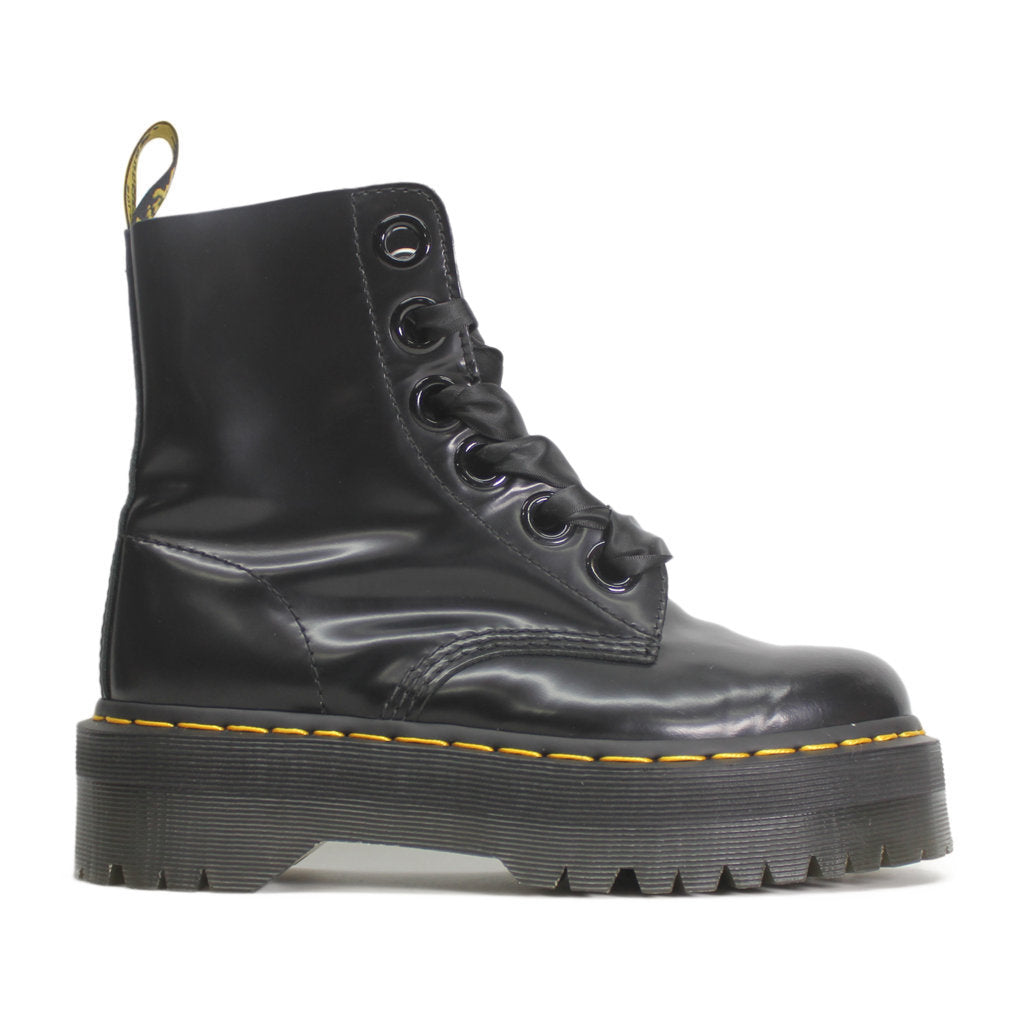 Dr.Martens Womens Boots Molly Casual Ankle Platform Leather - UK 6