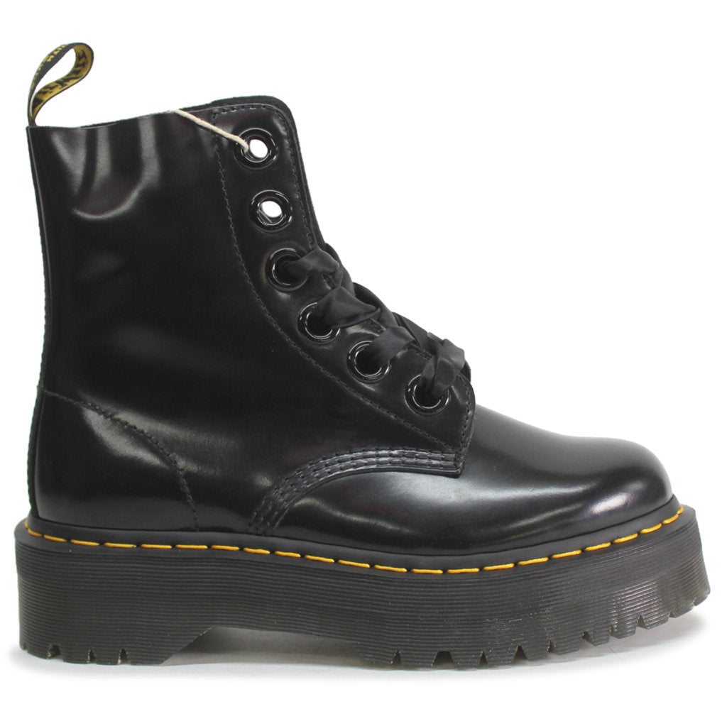 Dr.Martens Womens Boots Molly Casual Ankle Platform Leather - UK 6.5