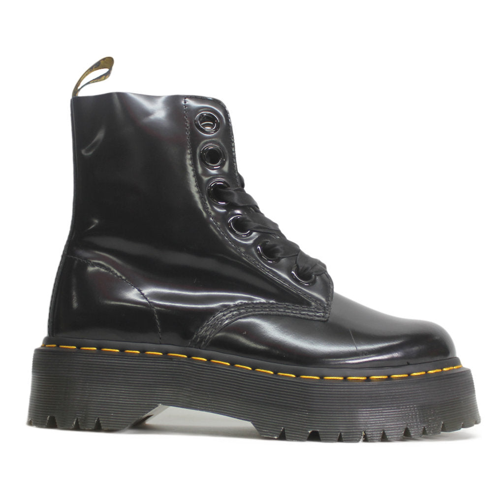 Dr.Martens Womens Boots Molly Casual Ankle Platform Leather - UK 7