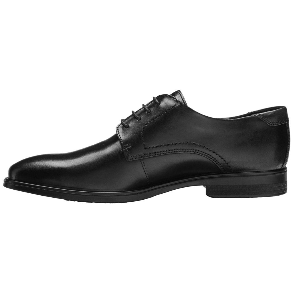 Ecco Melbourne Leather Mens Shoes#color_black magnet