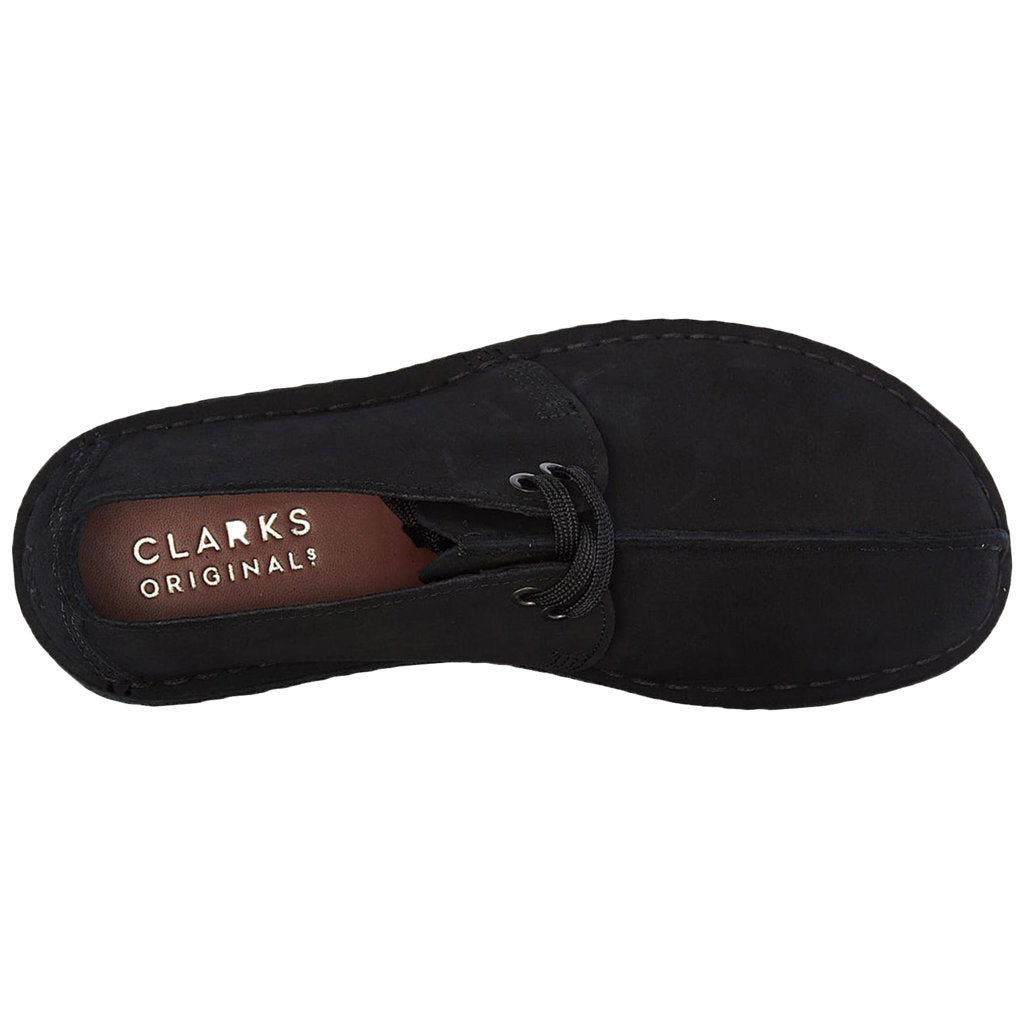 Clarks Originals Desert Trek Suede Leather Men's Shoes#color_black