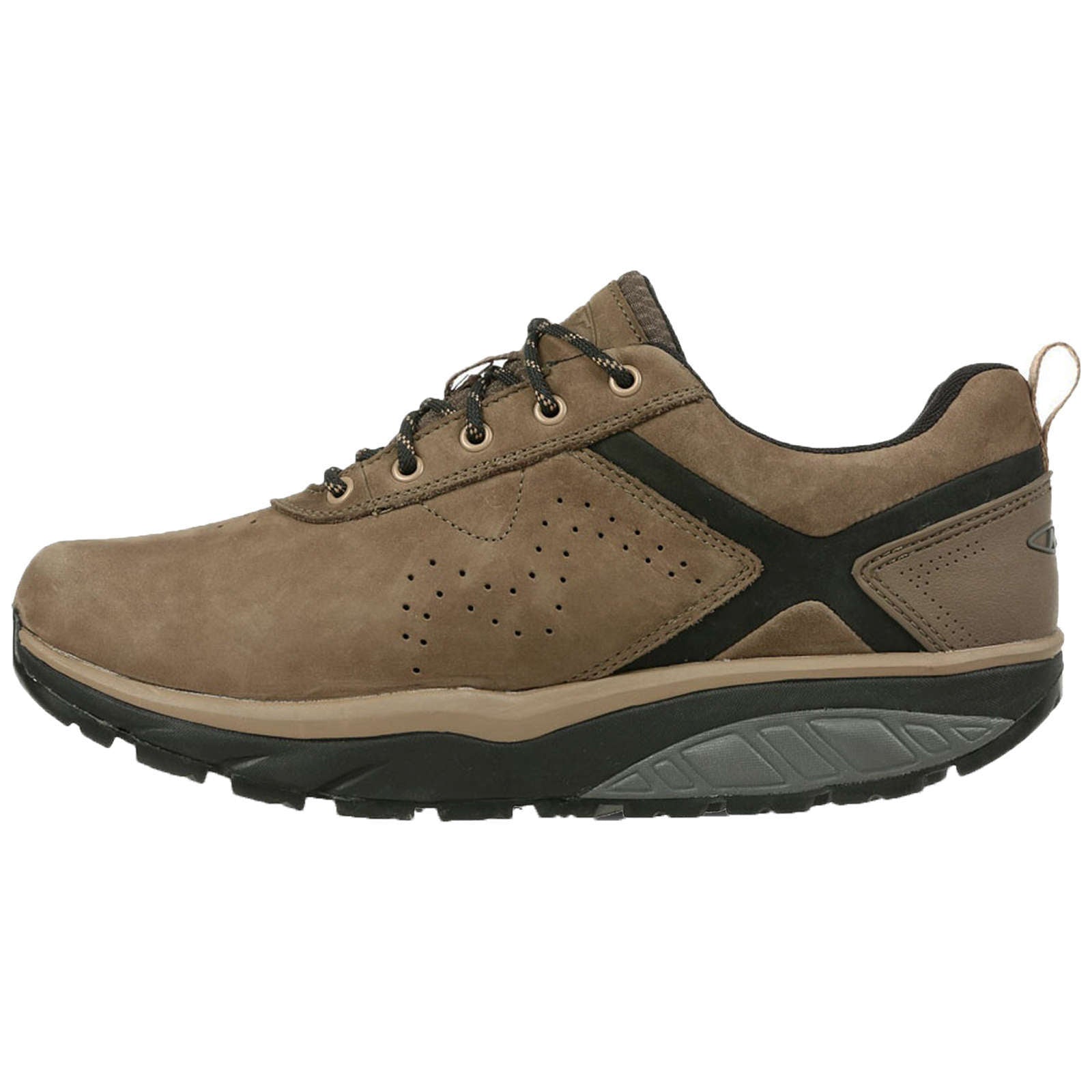 MBT Kibo GTX Waterproof Nubuck Leather Men's Hiking Shoes#color_brown