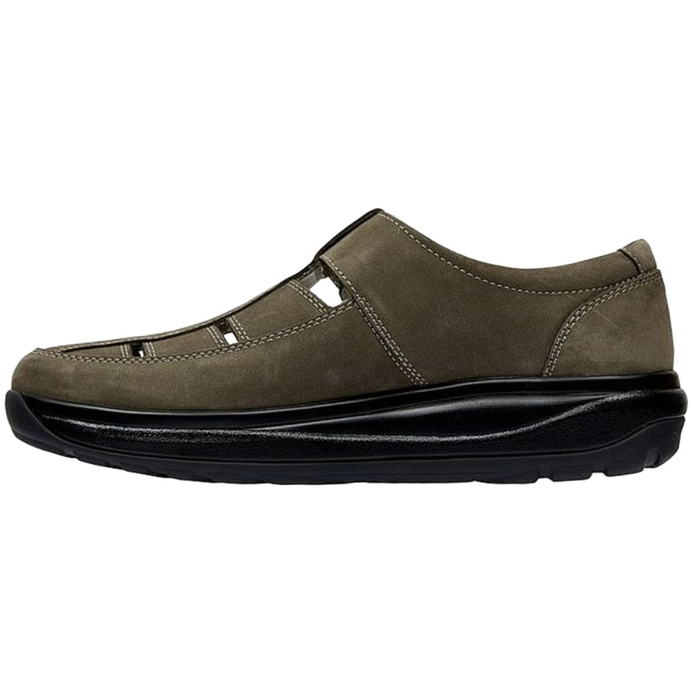 Joya Fisherman Nubuck Leather Men's Slip-On Sandals#color_desert