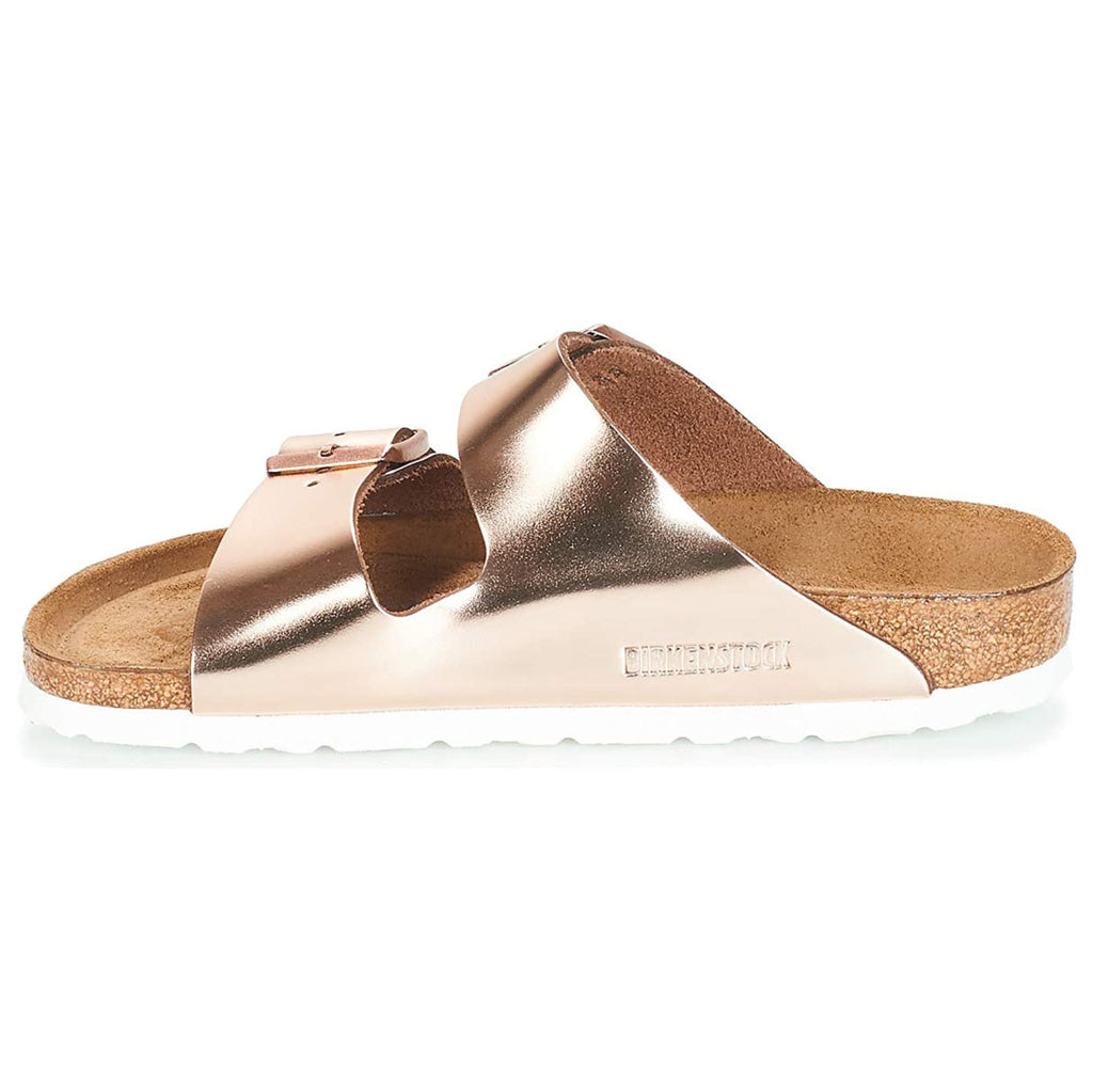 Birkenstock Arizona Soft Footbed Natural Leather Womens Sandals#color_copper