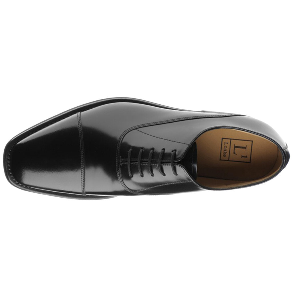 Loake 260 Polished Leather Men's Oxford Shoes#color_black
