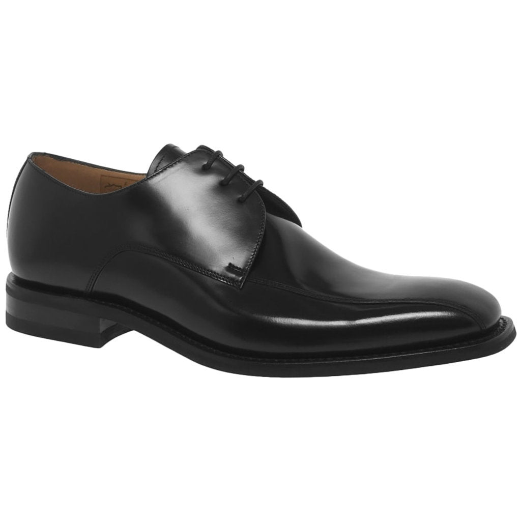 Loake 261 Polished Leather Men's Chukka Shoes#color_black