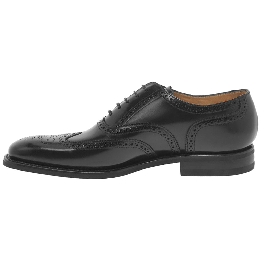 Loake 262 Polished Leather Men's Brogue Shoes#color_black