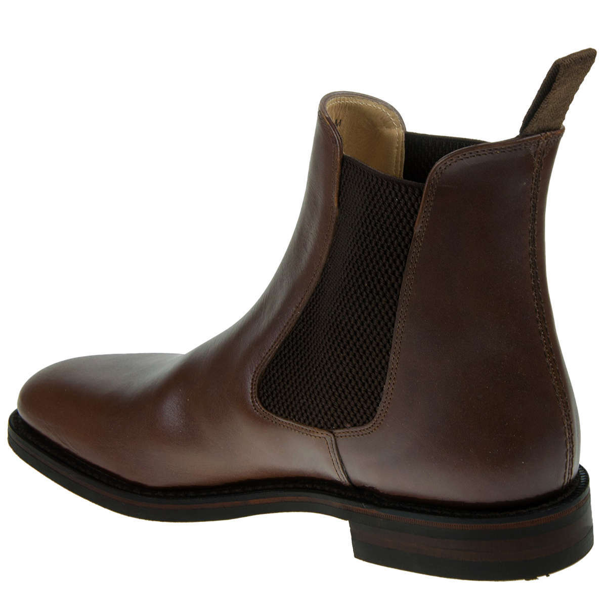 Loake Blenheim Waxy Leather Men's Chelsea Boots#color_brown