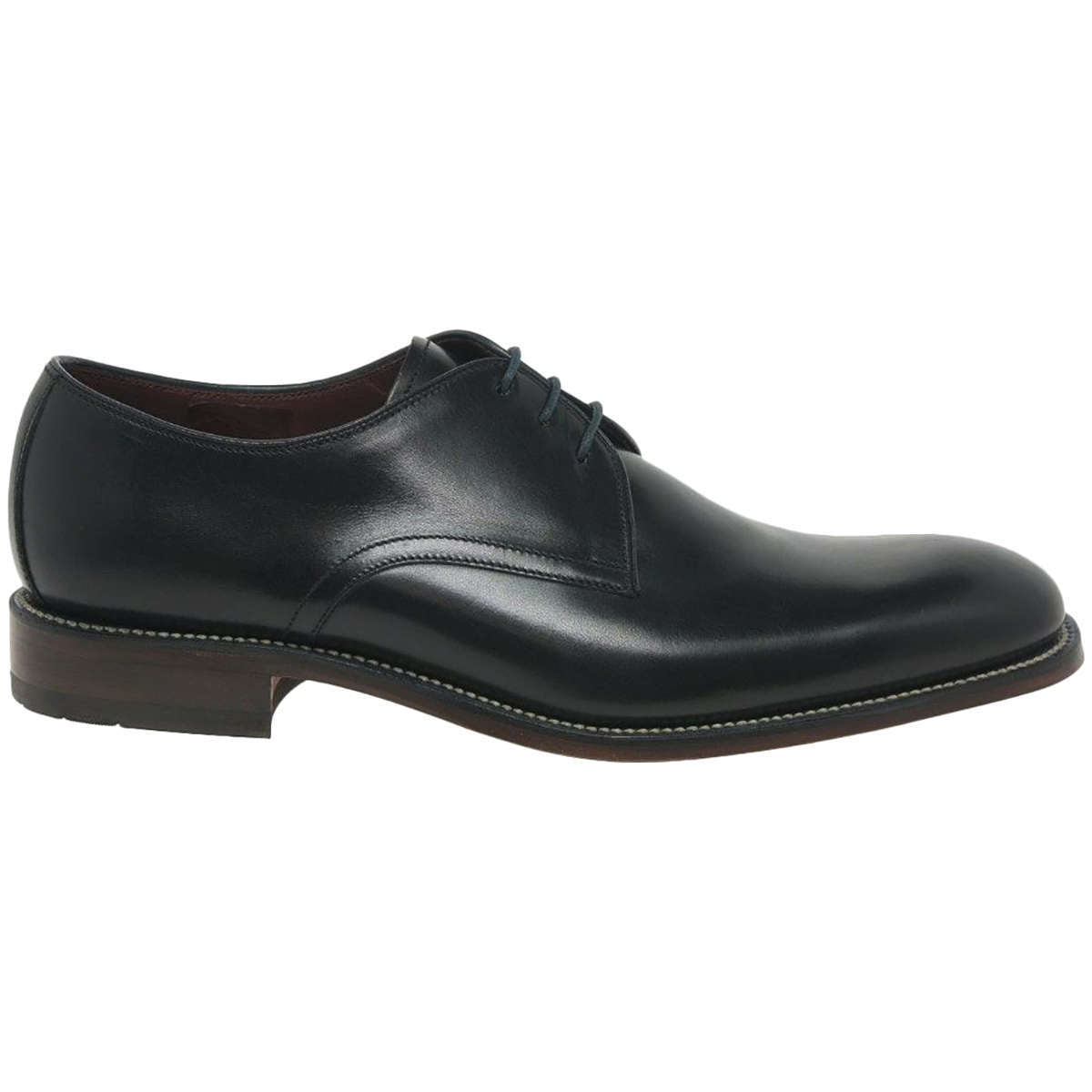 Loake Drake Polished Leather Men's Formal Shoes#color_black