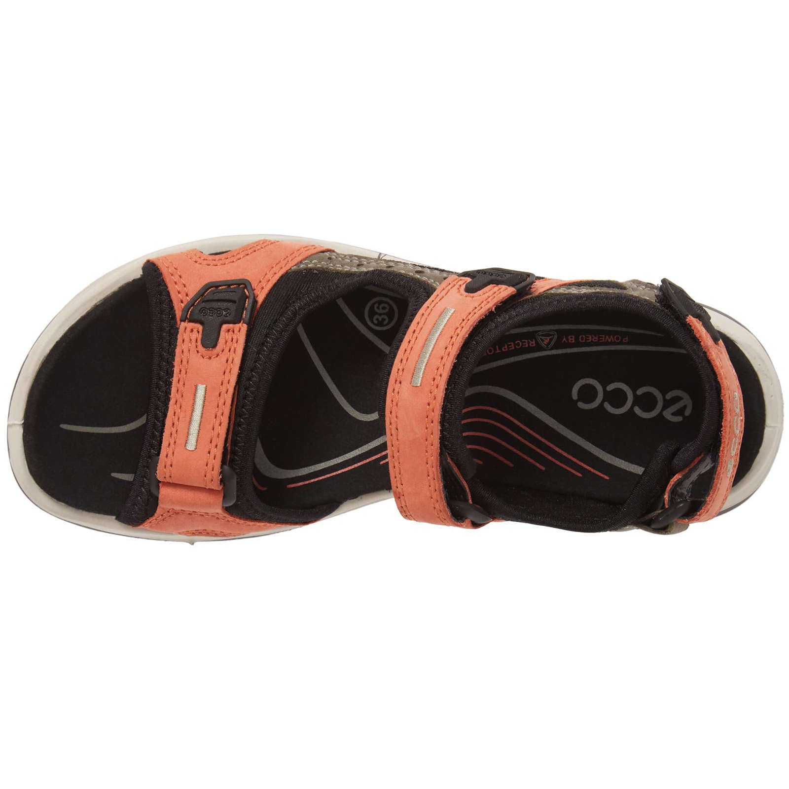 Ecco Offroad Nubuck Womens Sandals#color_apricot dark clay