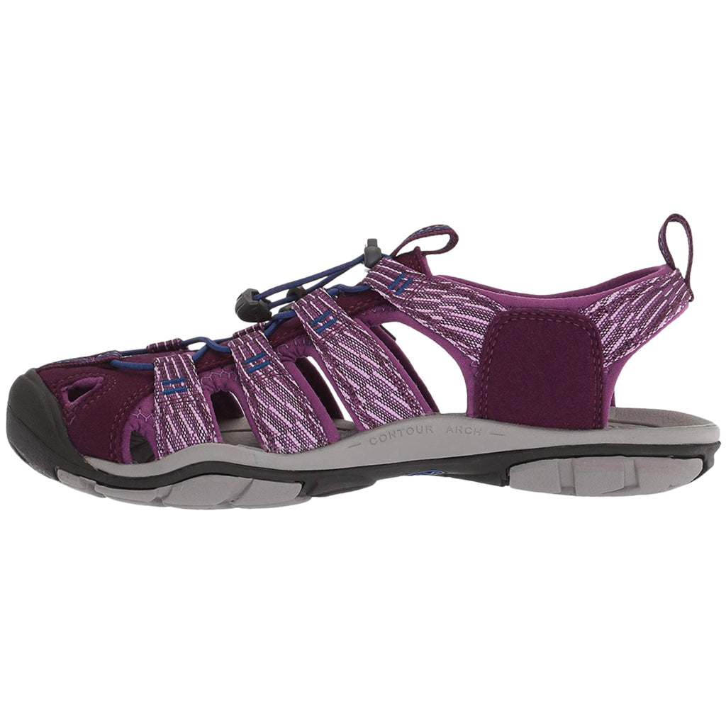 Keen Clearwater CNX Women's Waterproof Sandals#color_grape wine grape kiss