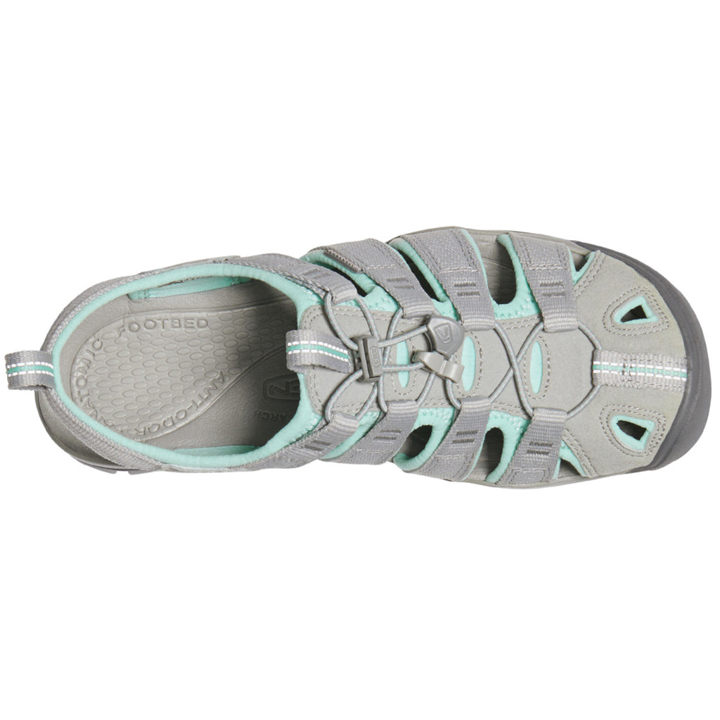 Keen Clearwater CNX Women's Waterproof Sandals#color_light gray ocean wave