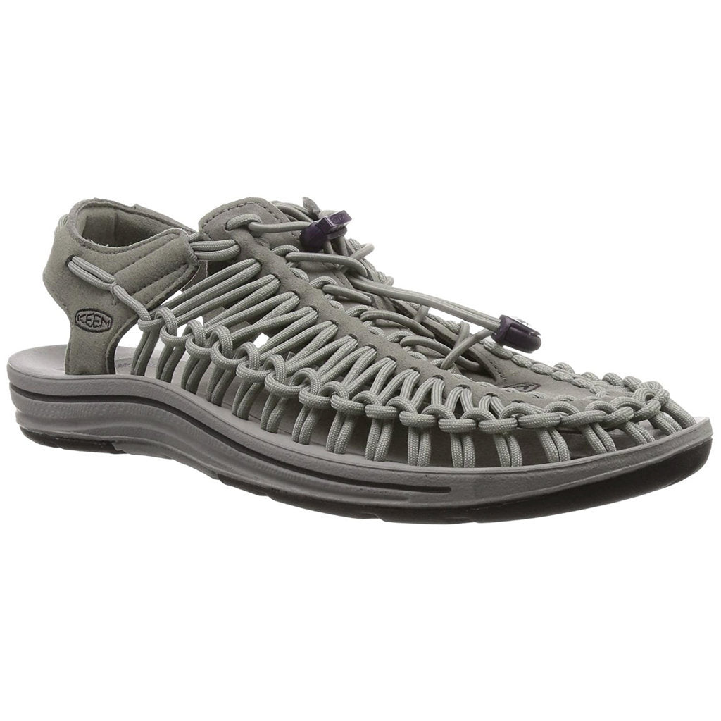 Keen UNEEK Synthetic Textile 2-Cord Monochrome Men's Sandals#color_steel grey drizzle
