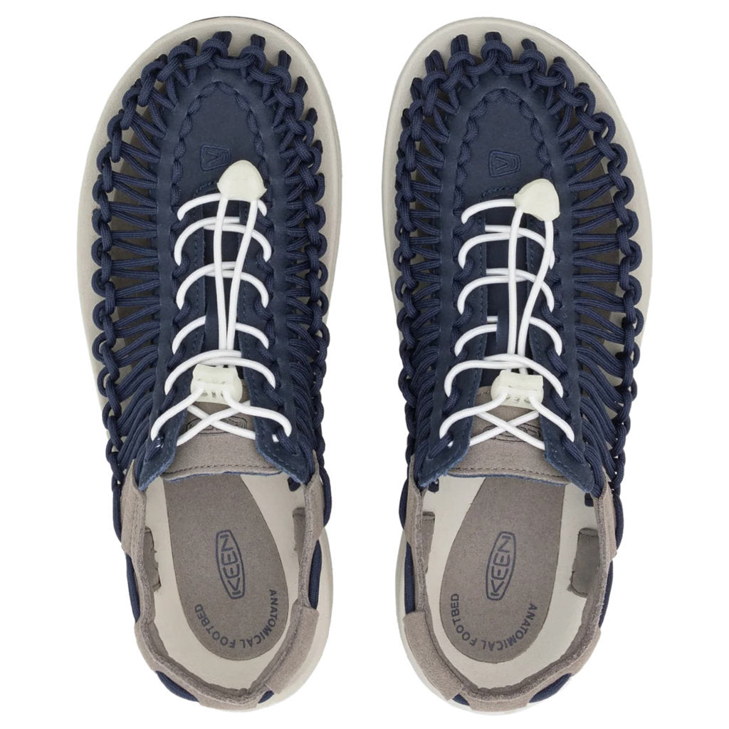 Keen UNEEK Synthetic Textile 2-Cord Monochrome Men's Sandals#color_ufo navy
