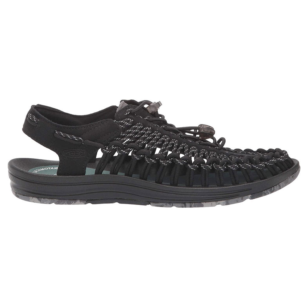 Keen UNEEK Synthetic Textile 2-Cord Monochrome Men's Sandals#color_glr black