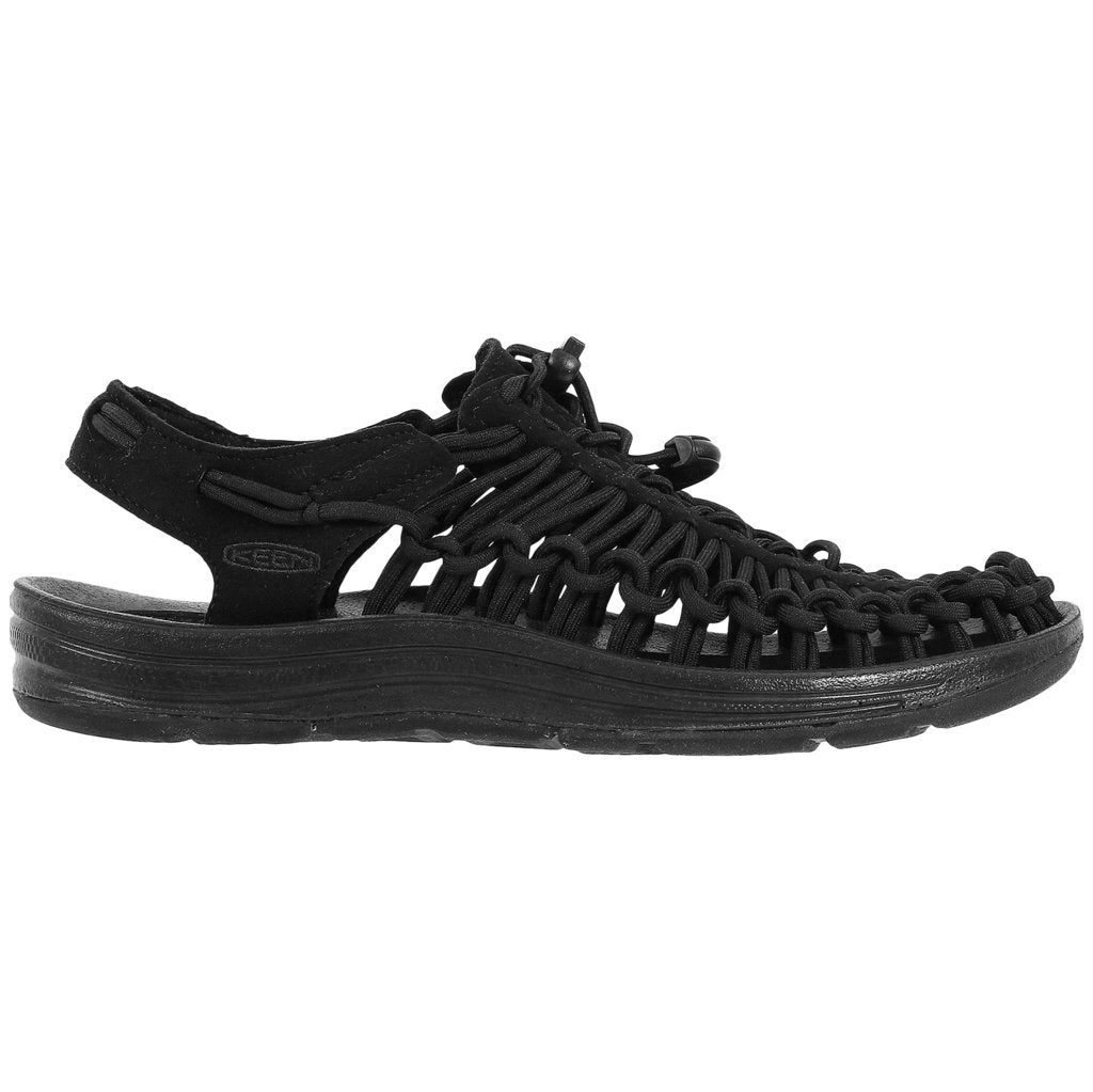 Keen UNEEK Synthetic Textile 2-Cord Monochrome Women's Sandals#color_black