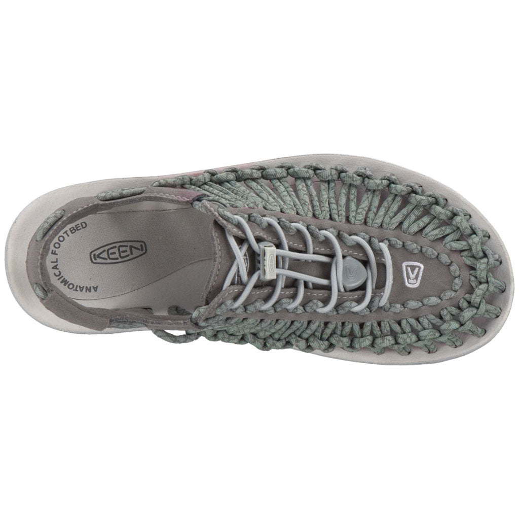Keen UNEEK Synthetic Textile 2-Cord Monochrome Women's Sandals#color_neutral grey gargoyle
