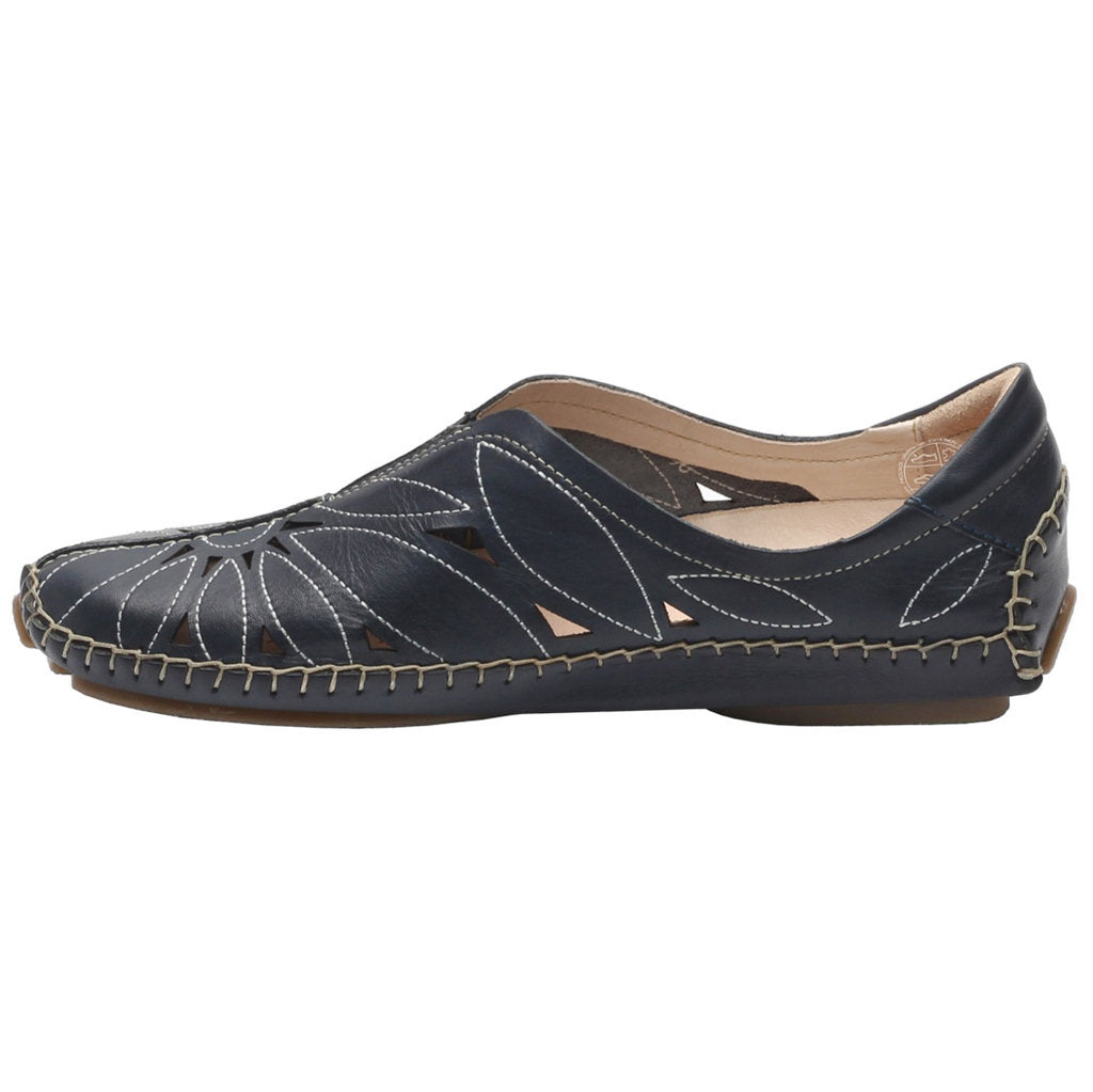 Pikolinos Jerez 578-7399 Leather Womens Shoes#color_ocean