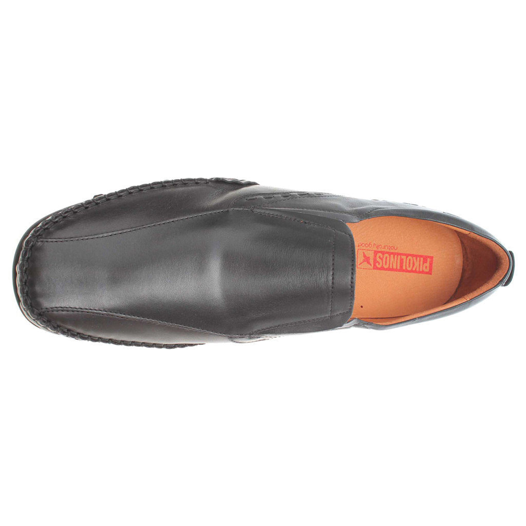 Pikolinos Puerto Rico 03A-6222 Leather Mens Shoes#color_black