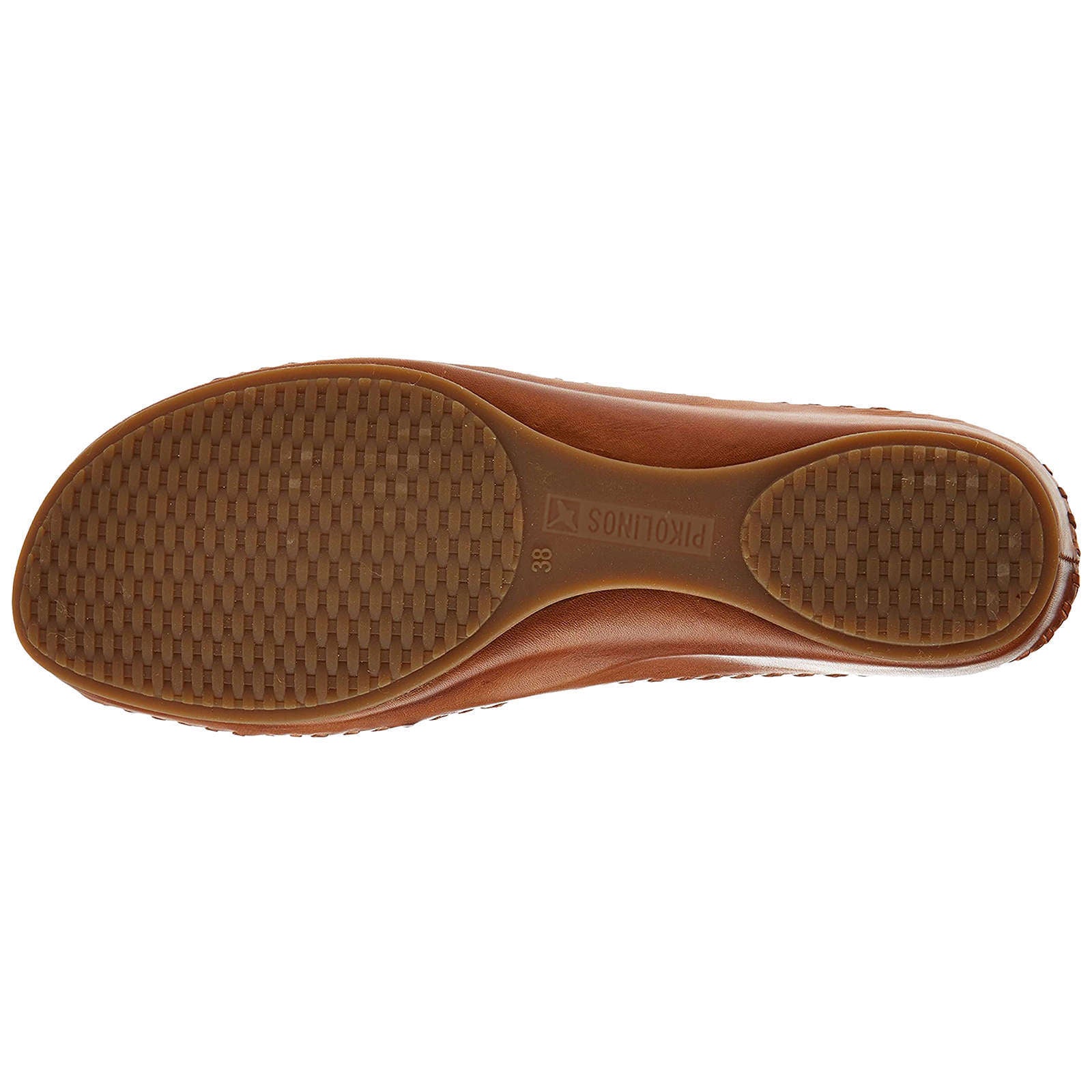 Pikolinos Puerto Vallarta 655-0575 Leather Womens Sandals#color_coral brandy