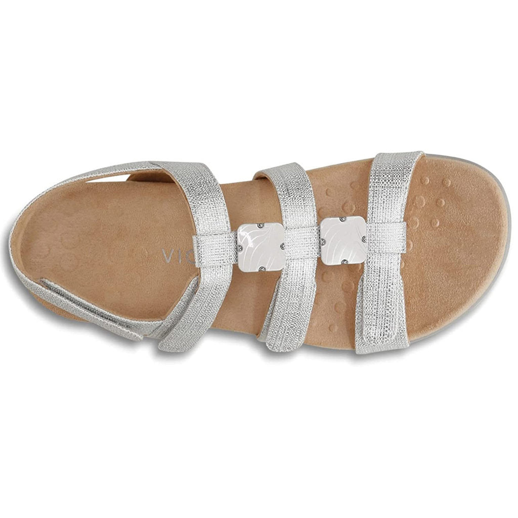 Vionic Rest Amber Synthetic Womens Sandals#color_silver