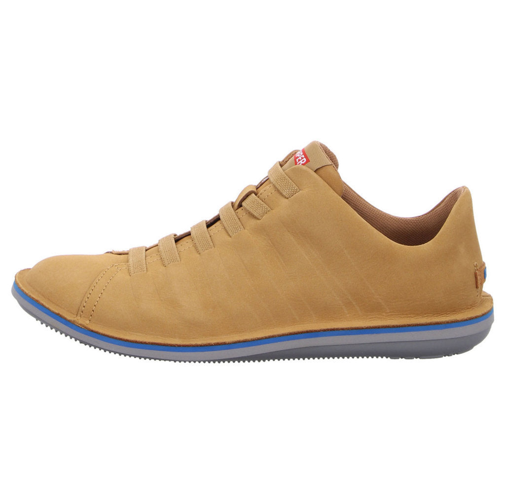 Camper Beetle Nubuck Leather Men's Slip-On Shoes#color_brown