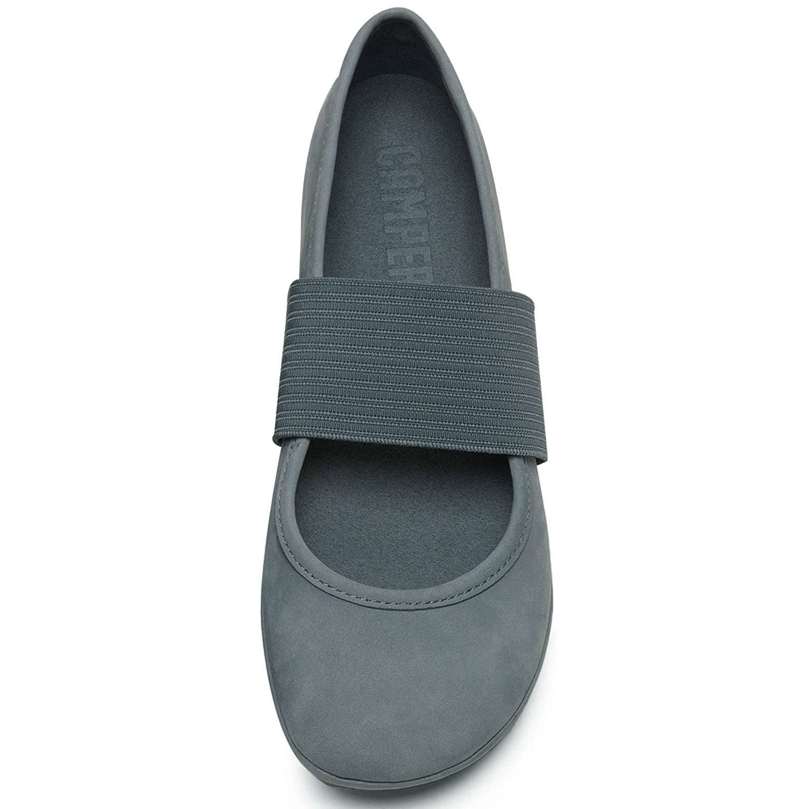 Camper Right Nubuck Leather Women's Moccassins#color_light grey
