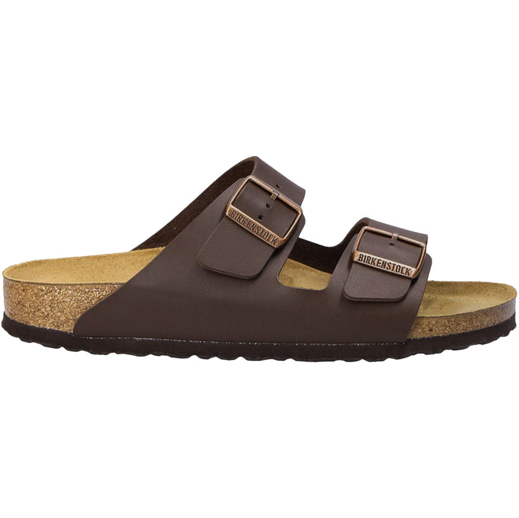 Birkenstock Arizona Birko-Flor Unisex Sandals#color_dark brown