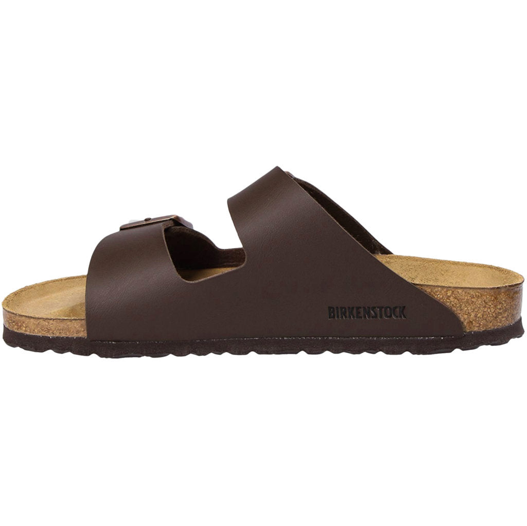 Birkenstock Arizona Birko-Flor Unisex Sandals#color_dark brown