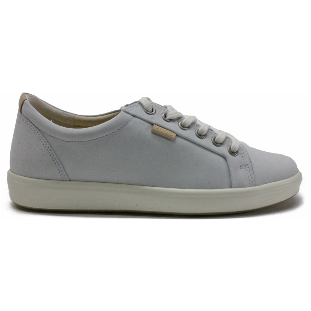 Ecco Soft 7 430003 Leather Womens Trainers#color_air powder