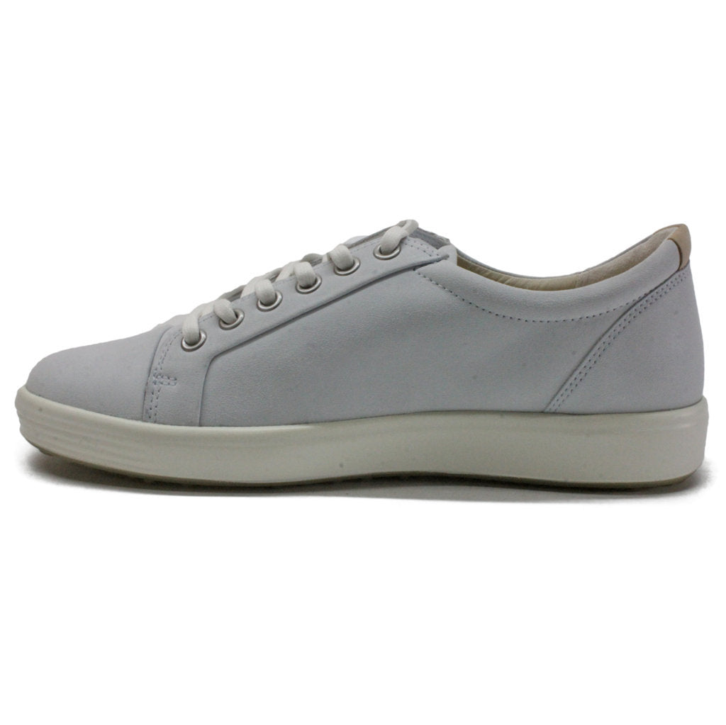 Ecco Soft 7 430003 Leather Womens Trainers#color_air powder