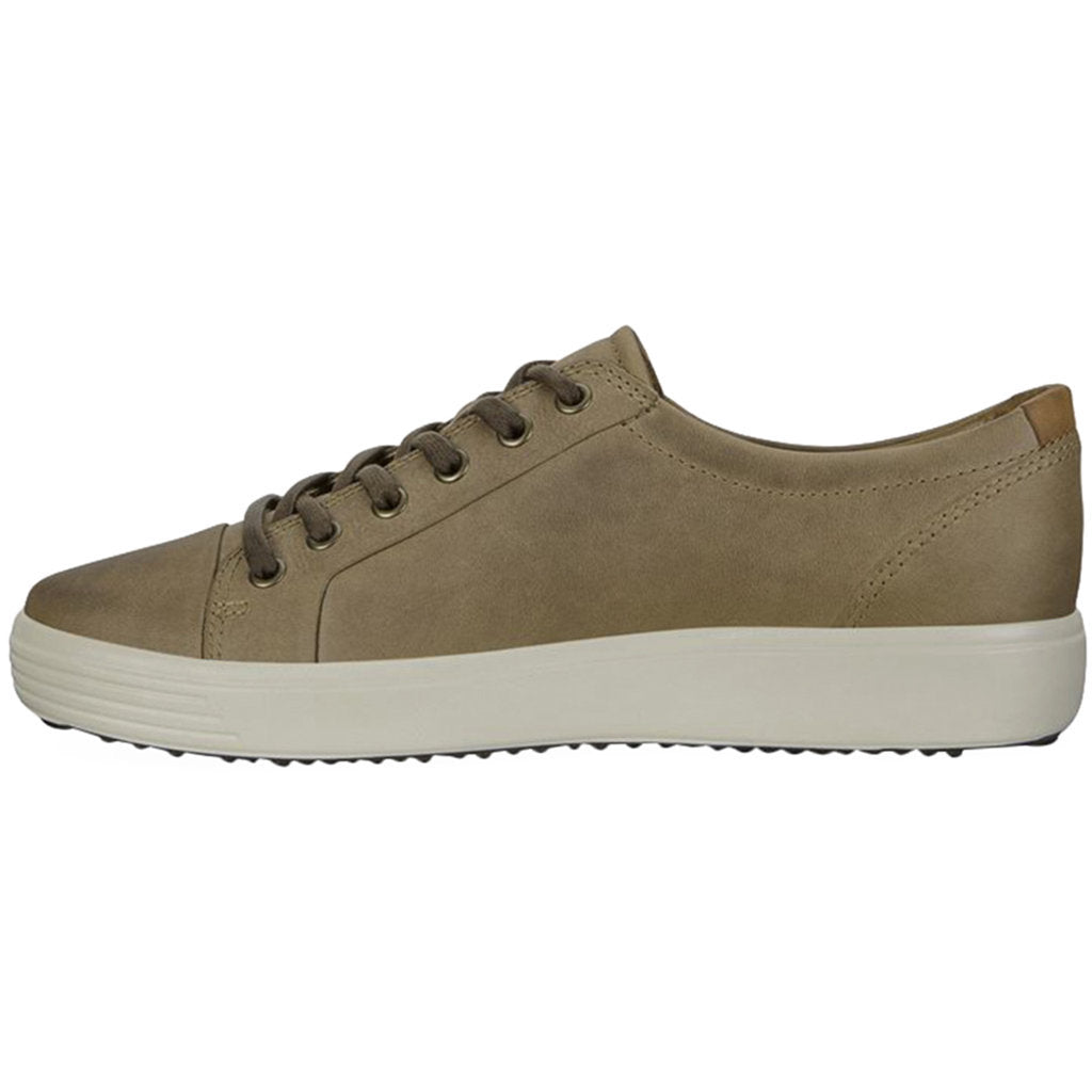 Ecco Soft 7 430004 Leather Mens Trainers#color_navajo brown
