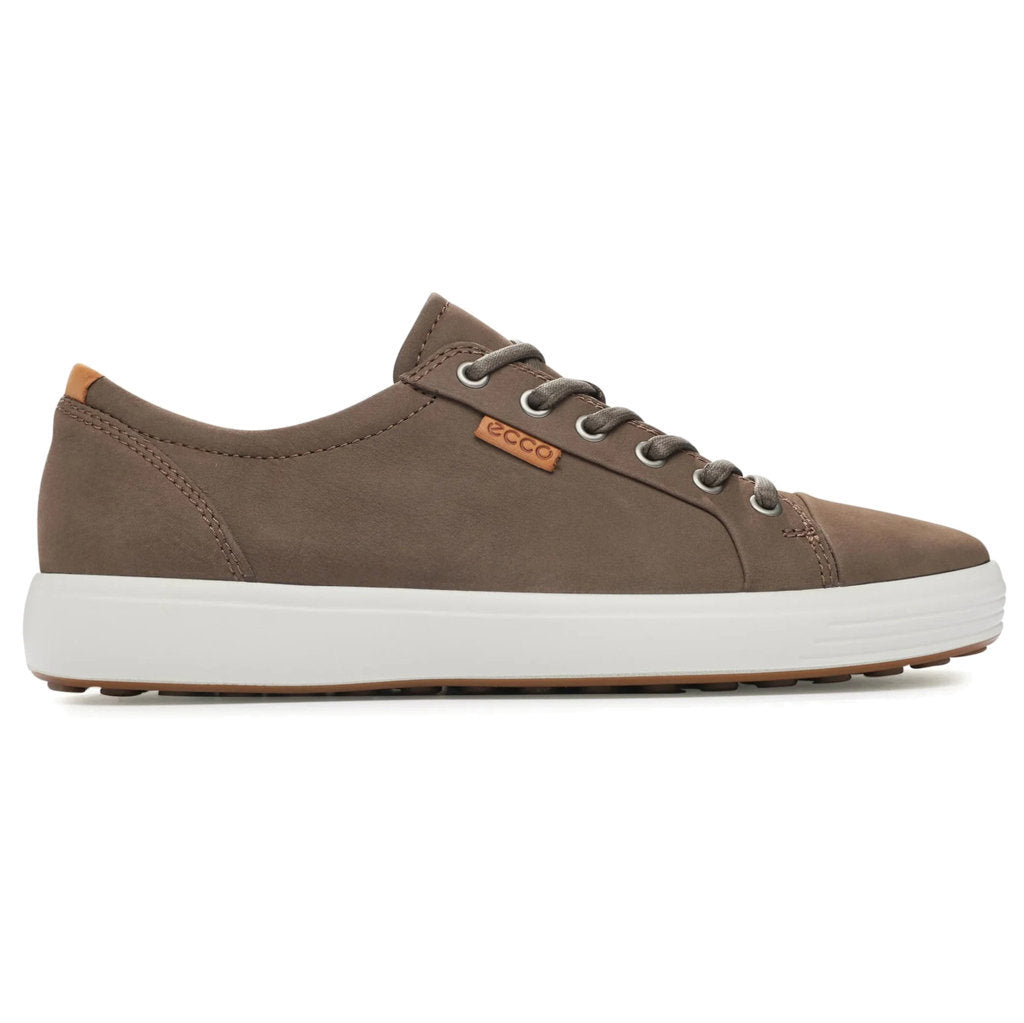 Ecco Soft 7 430004 Leather Mens Trainers#color_dark clay lion