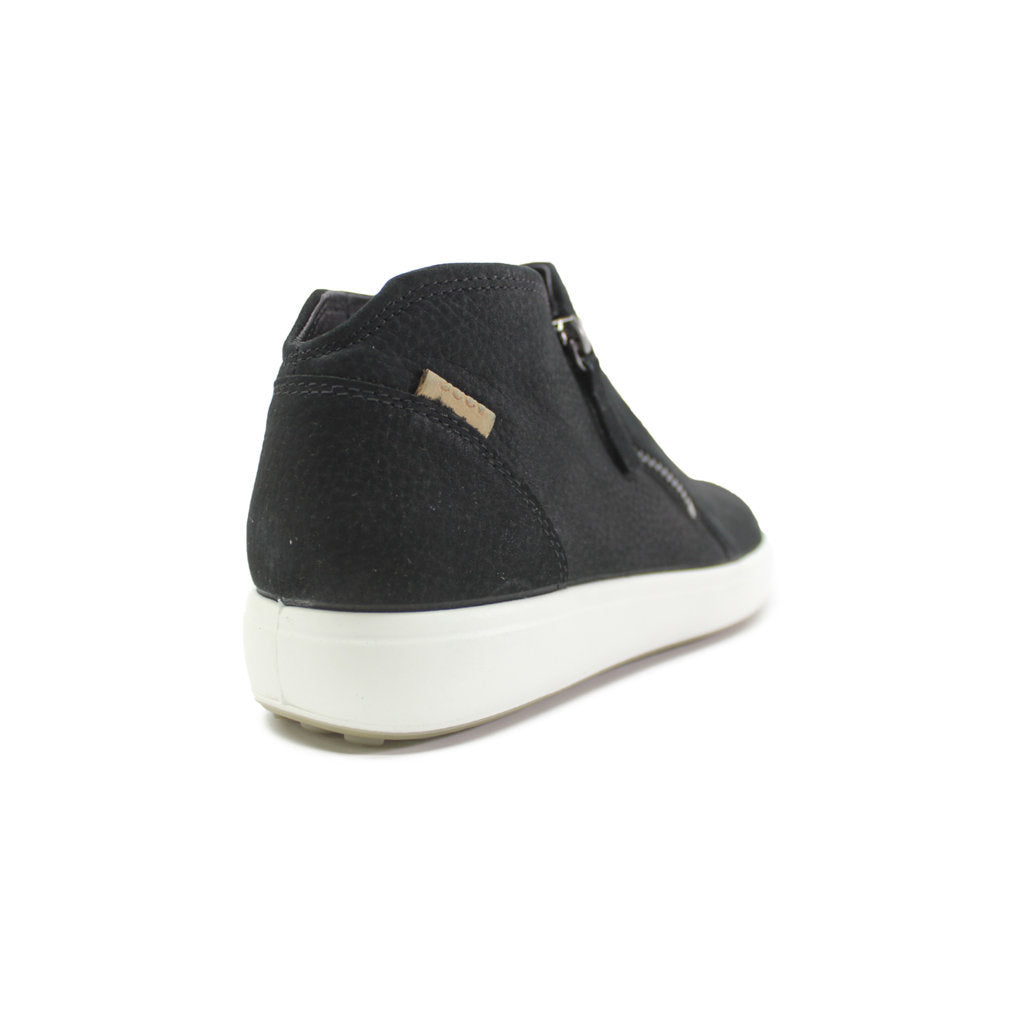 Ecco Soft 7 430243 Nubuck Womens Boots#color_black