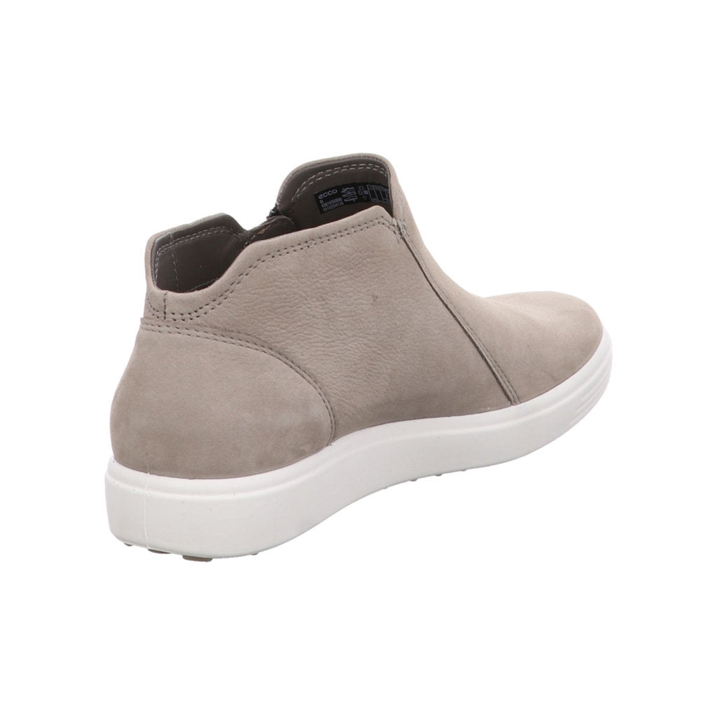 Ecco Soft 7 430243 Nubuck Womens Boots#color_warm grey powder