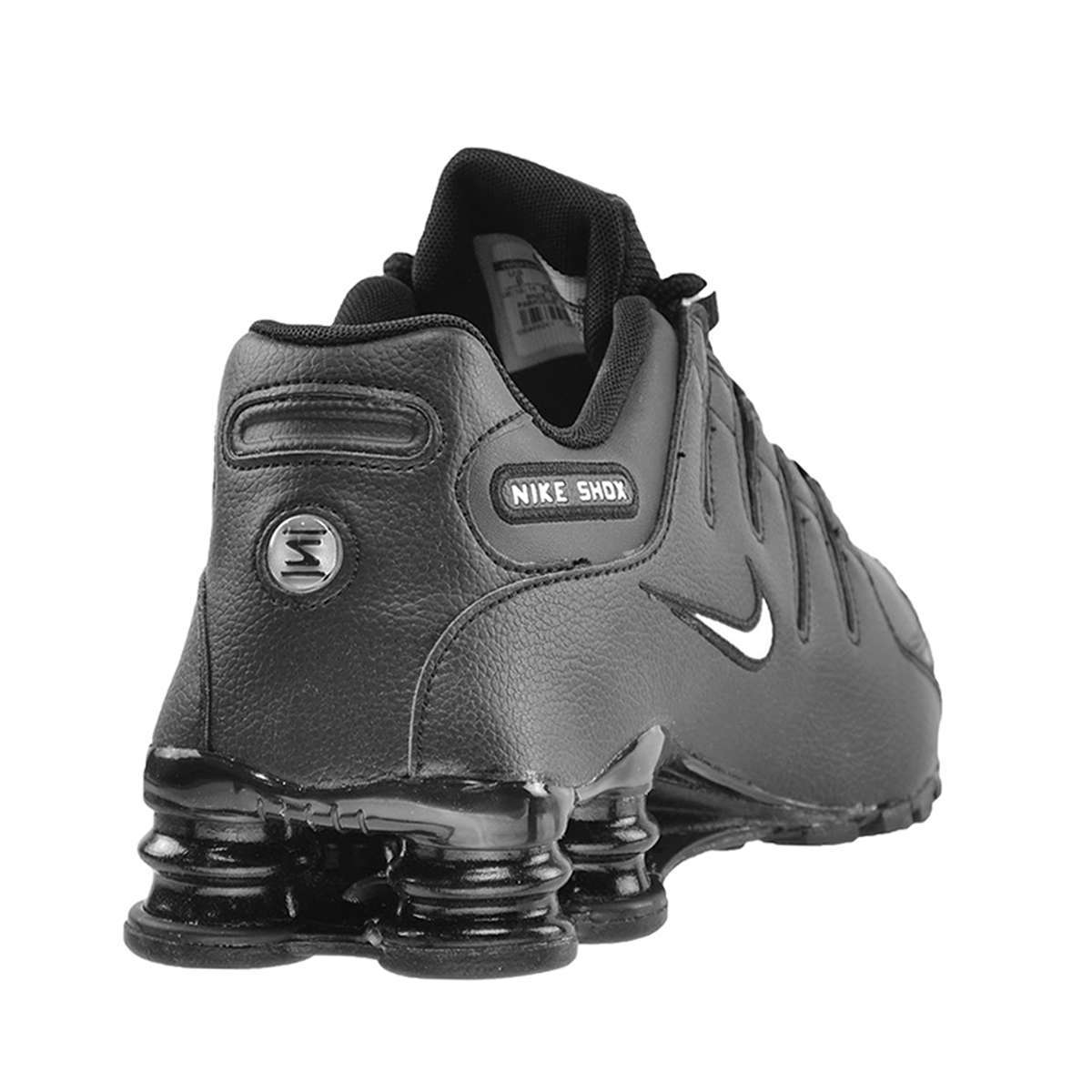 Nike Shox NZ Leather Men's Low-Top Trainers#color_black white