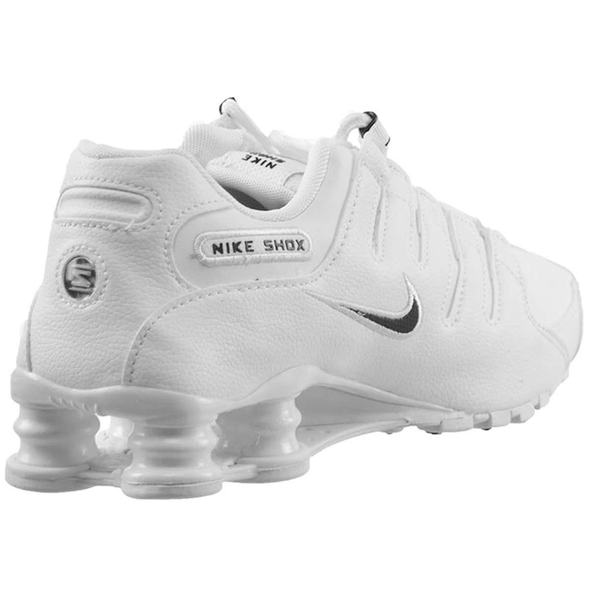 Nike Shox NZ Leather Men's Low-Top Trainers#color_white black