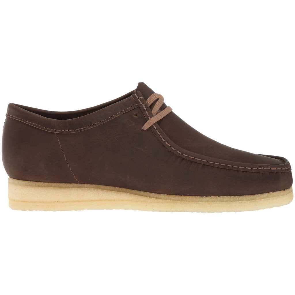Clarks Originals Wallabee Leather Mens Shoes#color_beeswax
