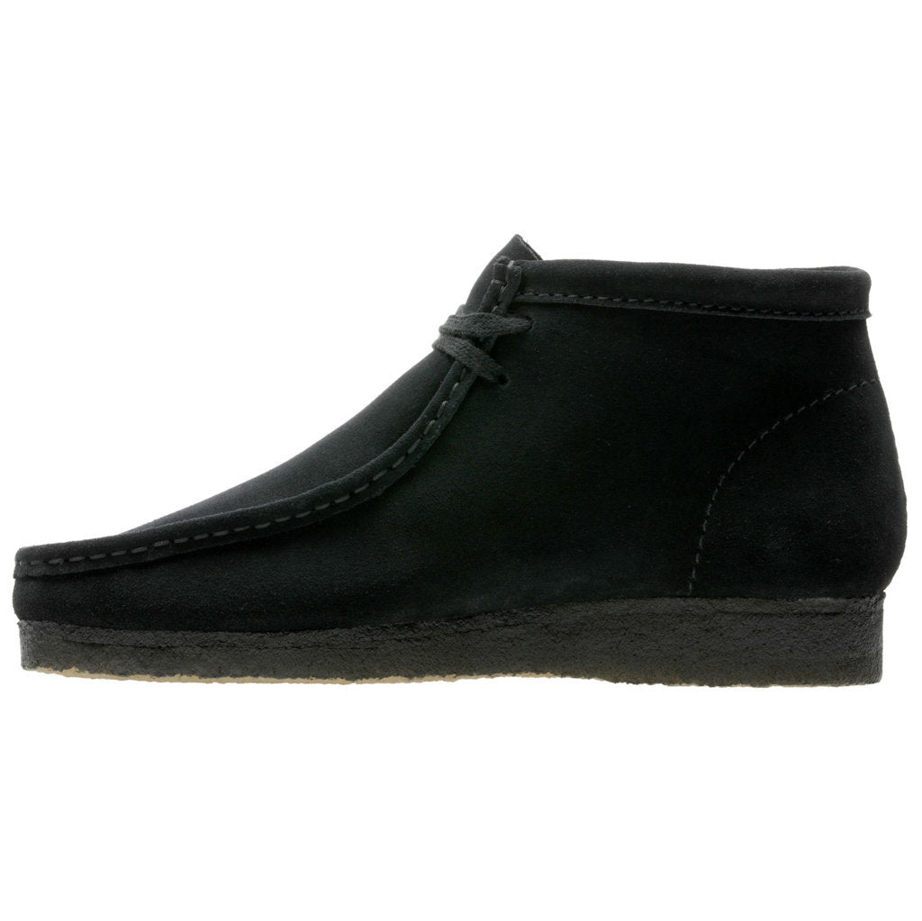 Clarks Originals Wallabee Boot Suede Mens Boots#color_dark black