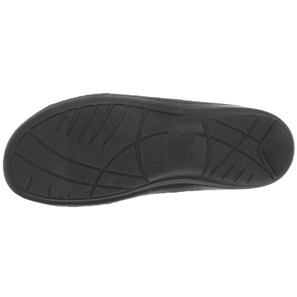 Finn Comfort Calvia Nubuck Leather Women's Sandals#color_black