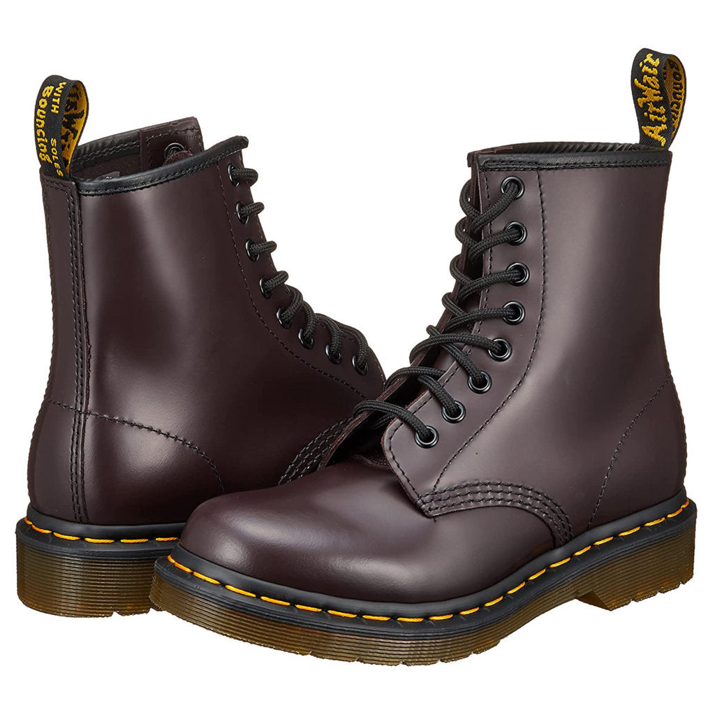 Dr. Martens 1460 Smooth Leather Unisex Boots#color_burgundy
