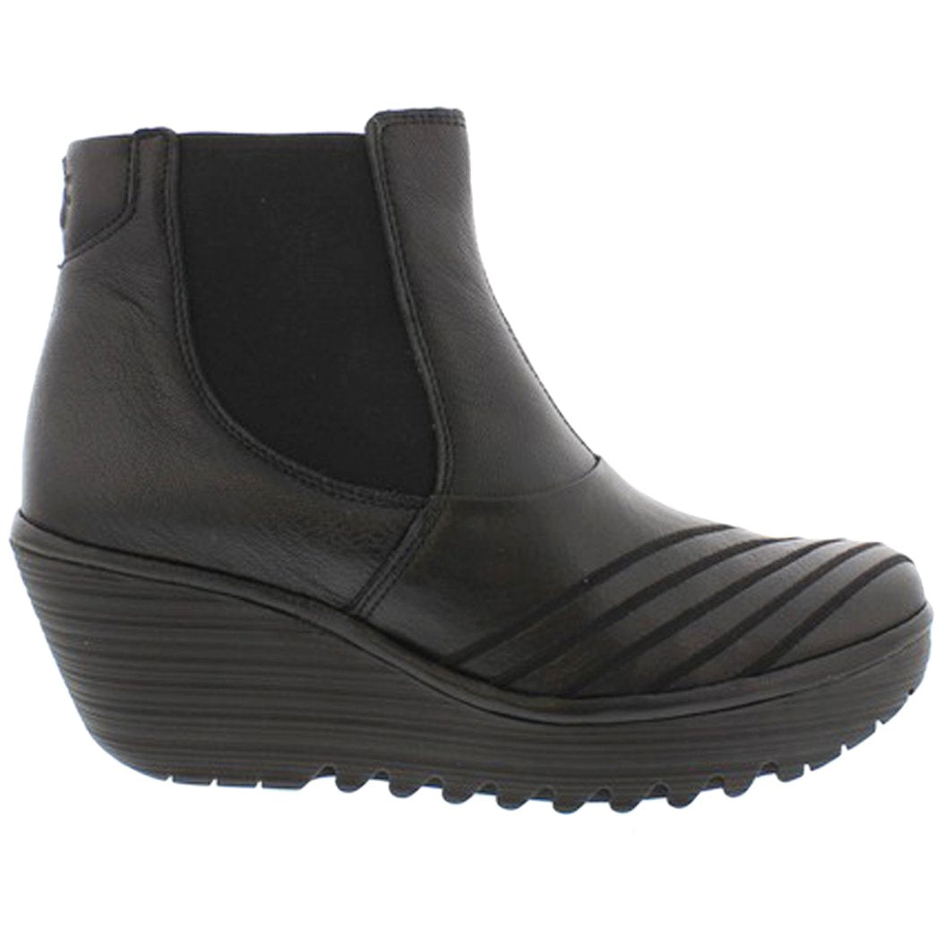 Fly London YAVE064FLY Mousse Leather Womens Boots#color_black