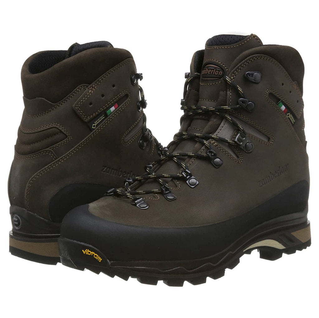 Zamberlan 960 Guide GTX RR Nubuck Leather Men's Trekking Boots#color_dark brown