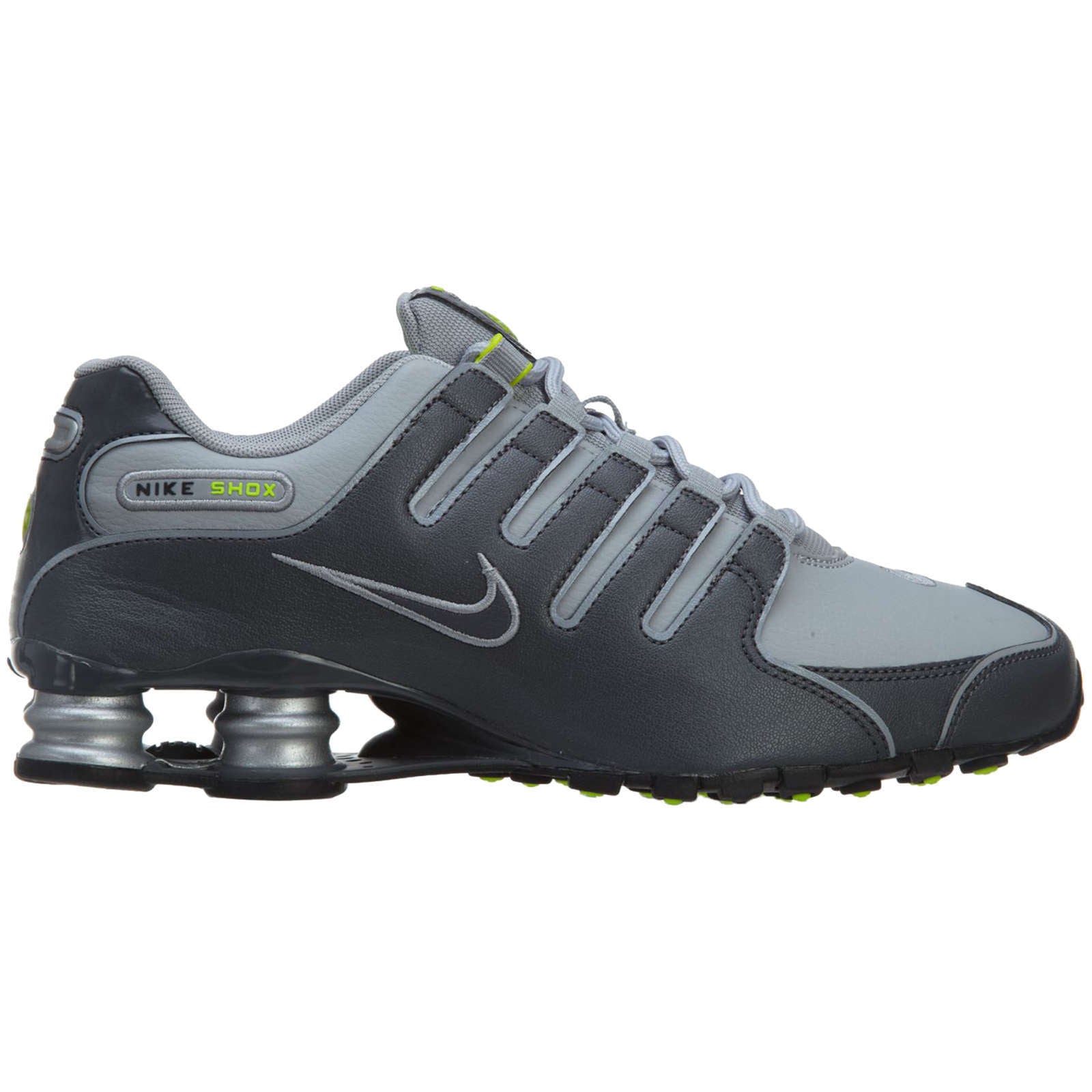 Nike Shox NZ Leather Men's Low-Top Trainers#color_dark grey
