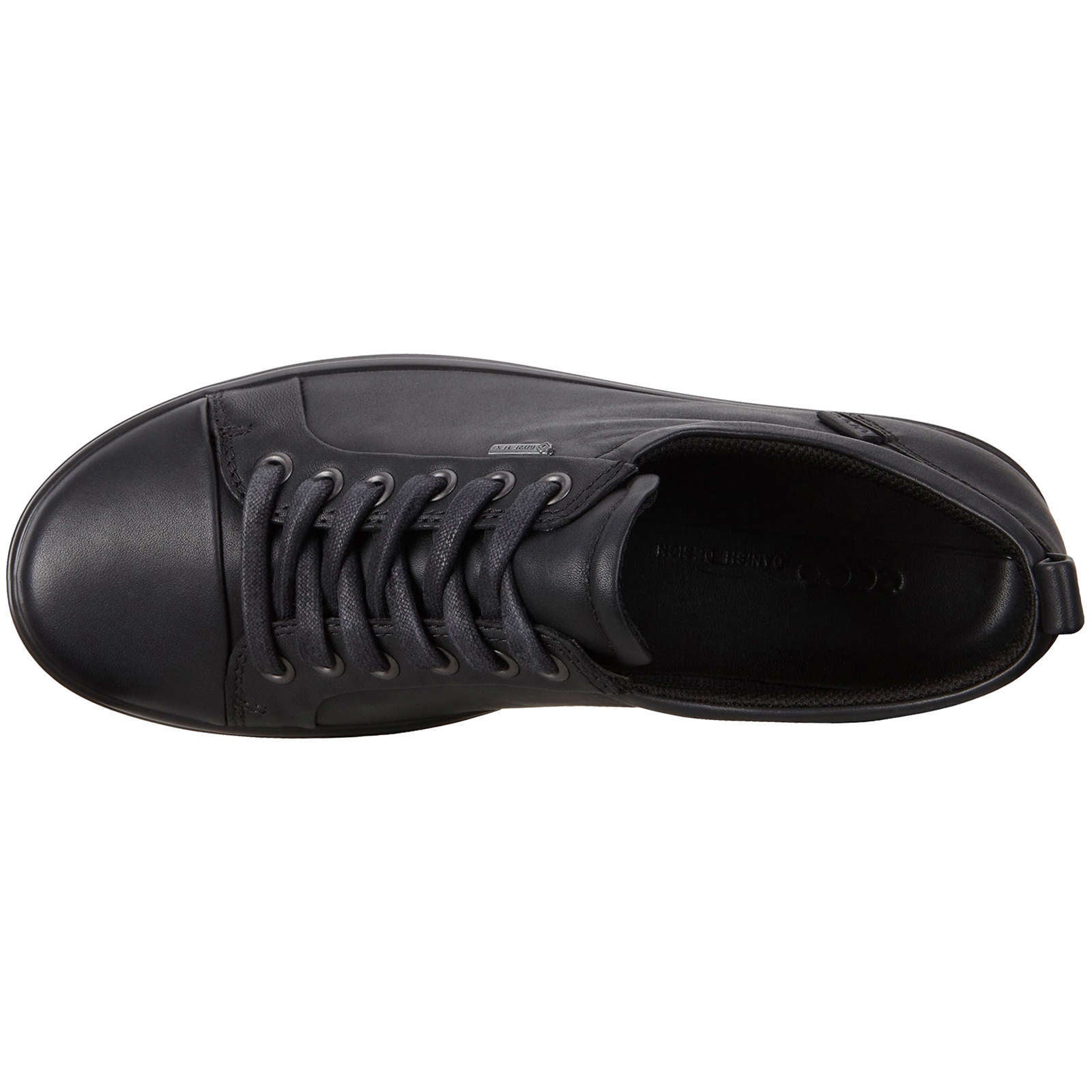 Ecco Soft 7 Gore-Tex Leather Womens Trainers#color_black