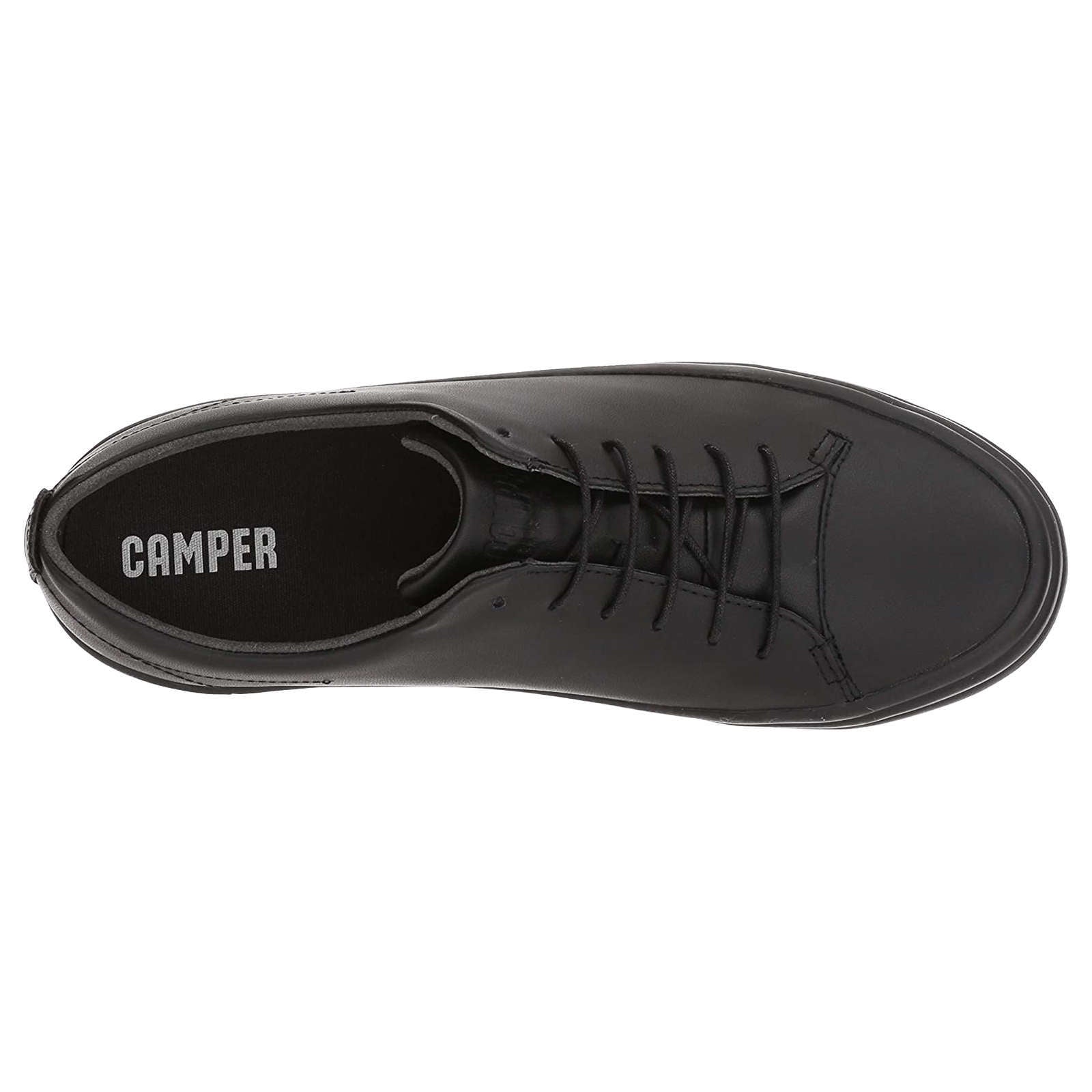 Camper Hoops Smooth Leather Women's Trainers#color_black