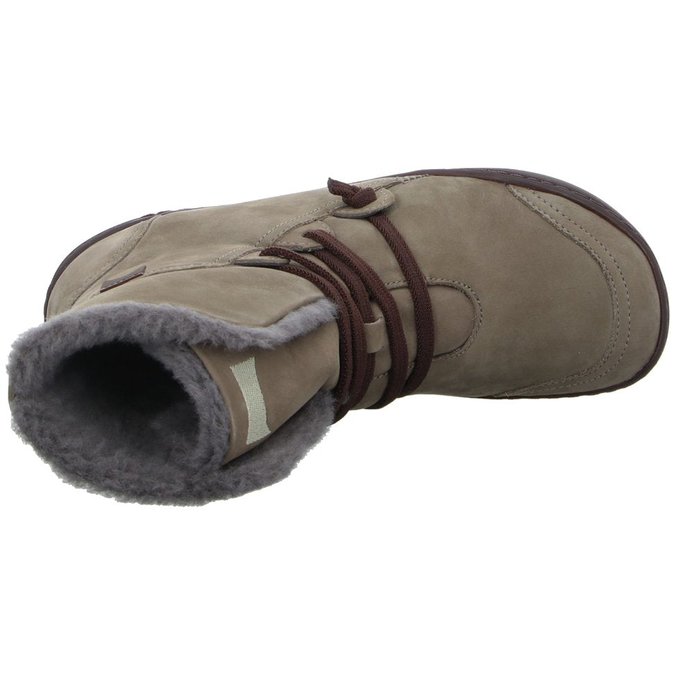 Camper Peu Nubuck Leather Women's Barefoot Boots#color_medium gray
