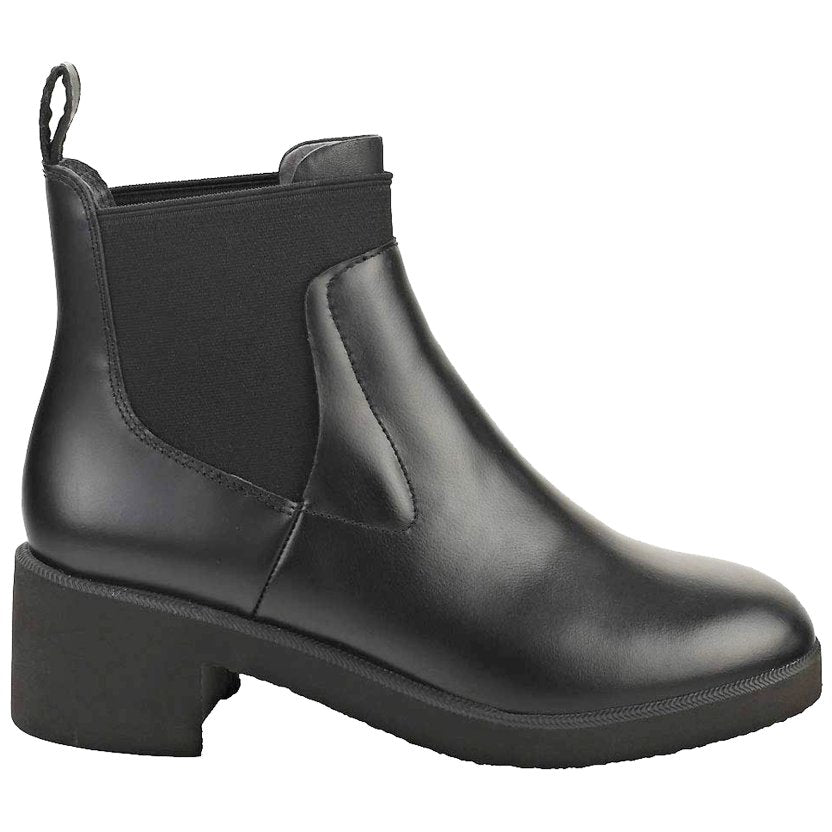Camper Wonder Smooth Leather Women's Block Heeled Ankle Boots#color_black