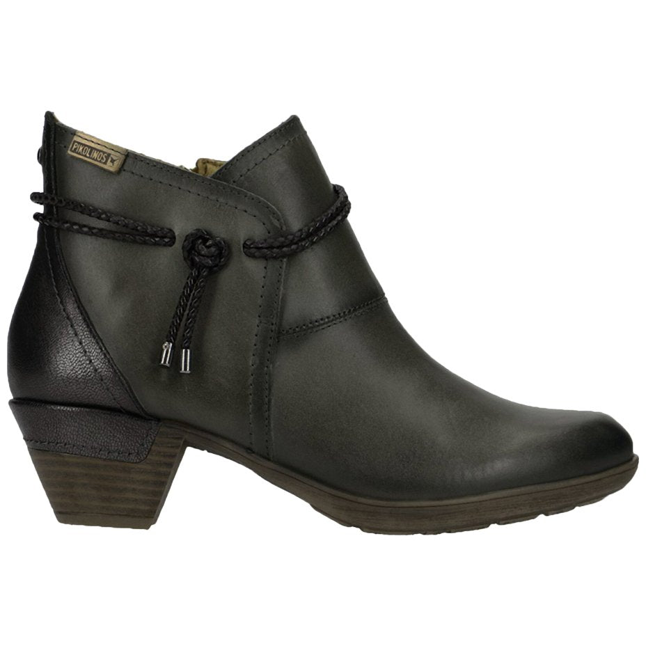 Pikolinos Rotterdam 902-8775 Leather Womens Boots#color_lead